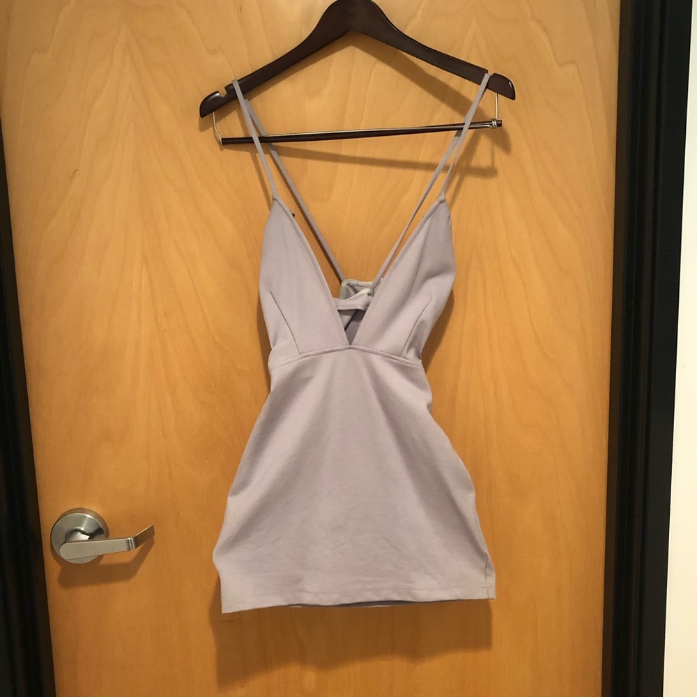Low cut mini dress